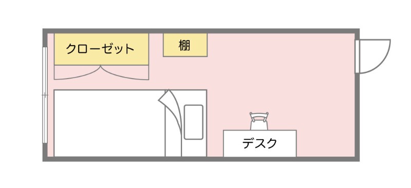 小竹町の完工年月(1984年3月)築の賃貸マンションの間取り