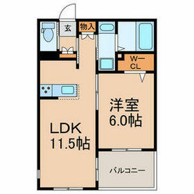 グランツ鎌ヶ谷WESTの間取り