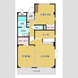 シャトーⅡの間取り