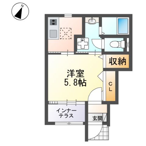 リベリュールの間取り