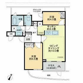 ロイヤルシーズン新宿柏木の間取り