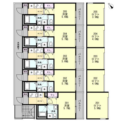 ベイルーム湘南藤沢本町の間取り
