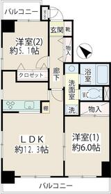 クレールみ幸の間取り