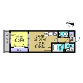 RUTILE吉川美南の間取り