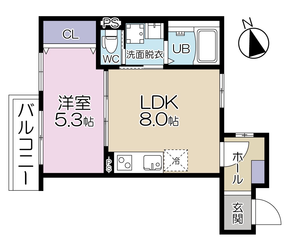 ミュゲ浅草の間取り