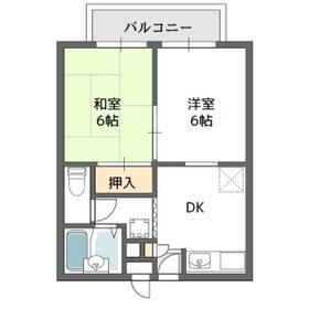 入江ハイツ3の間取り