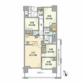 プラウドシティ日吉レジデンスⅡの間取り