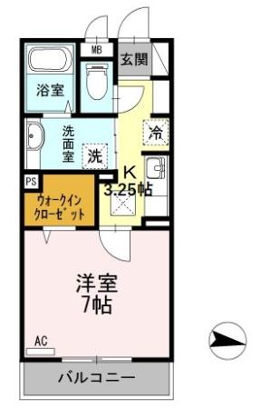 クレール ド ルネの間取り