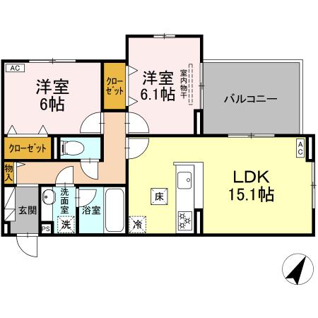 フェリーチェの間取り