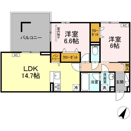 フェリーチェの間取り