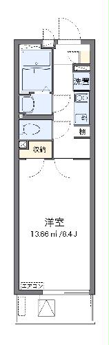 クレイノKANAMEⅡの間取り