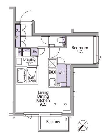 イプセ代々木レジデンスの間取り