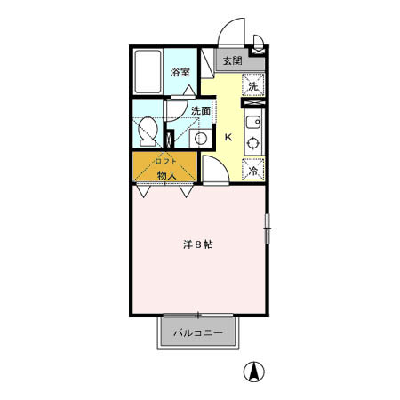 Mグレイス岩瀬川の間取り