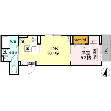 セレスティア上十条の間取り