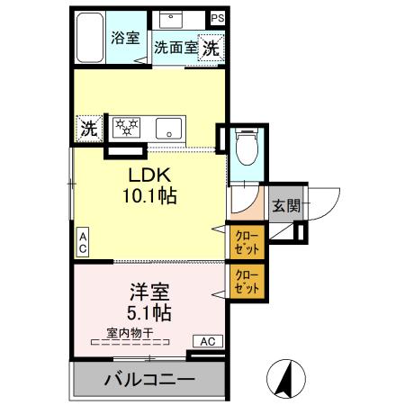 セレスティア上十条の間取り