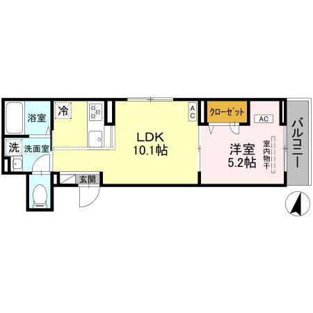 セレスティア上十条の間取り