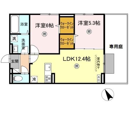 (仮称)D-ROOM平田台4丁目の間取り