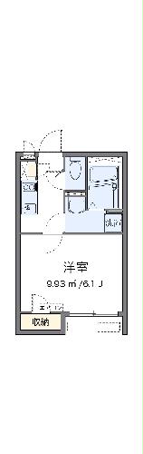 クレイノエルヴィータ東比恵の間取り