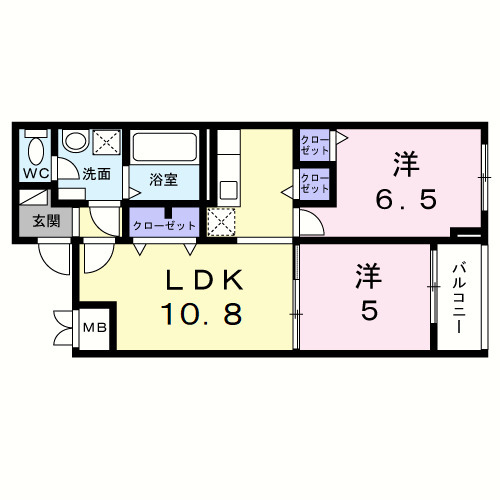ヒカルサ岸和田畑町の間取り