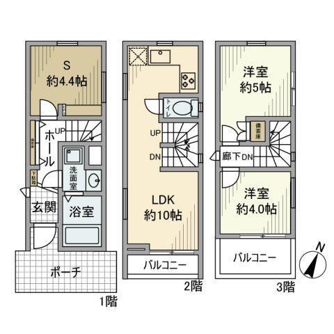 大塚戸建の間取り