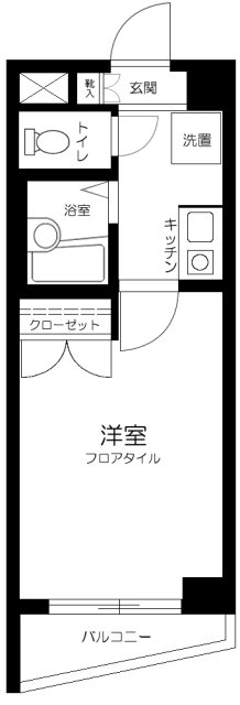 プレール荏原中延の間取り