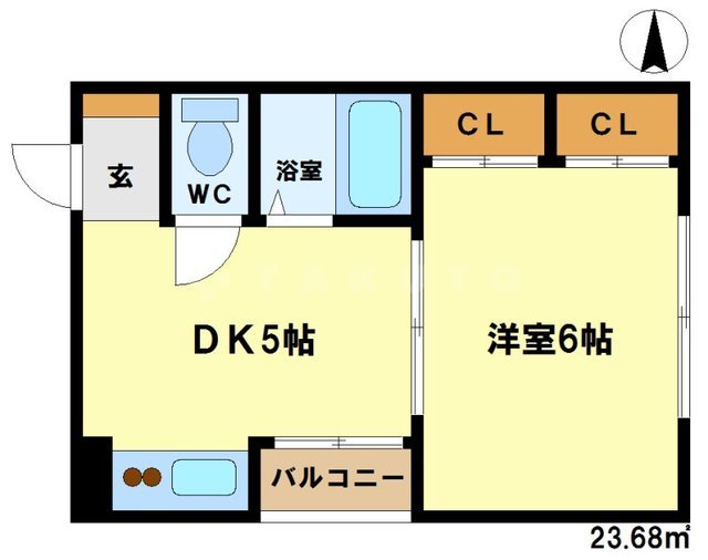 第3タニビルの間取り