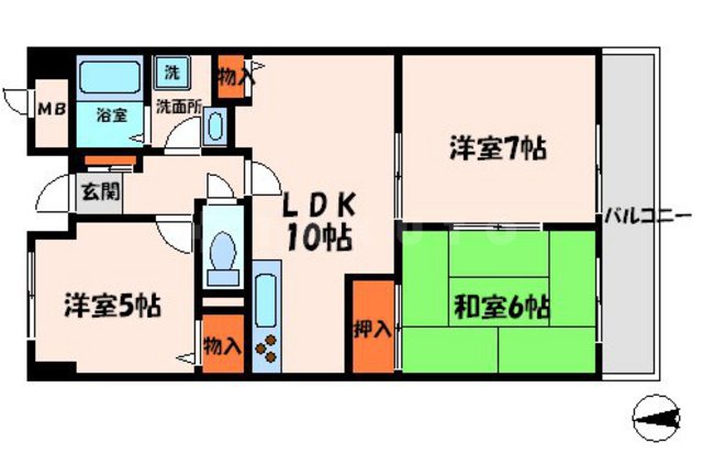 GEパークサイドの間取り