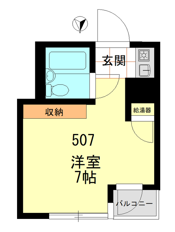 ロジマン西麻布の間取り