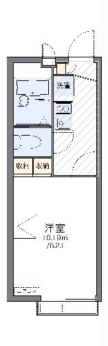 レオパレスカームヴィラの間取り