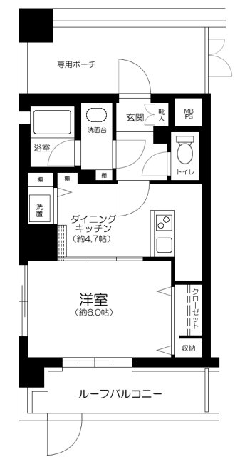 ライオンズステーションプラザ大山の間取り