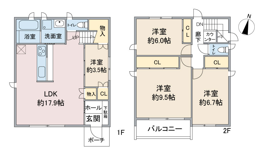 バンクーバー1121勢子坊の間取り