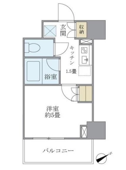 Brillia日本橋茅場町の間取り