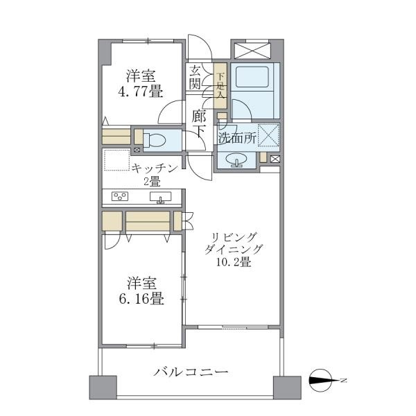 ヒルクレスト妙蓮寺の間取り