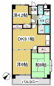 学園サンパールの間取り