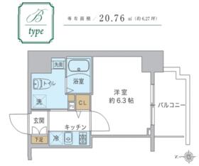 スプランディッド品川の間取り