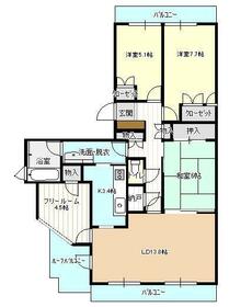 ブライトタウン住吉の間取り