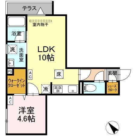 セレスティア堀切Ⅱ Ⅱの間取り