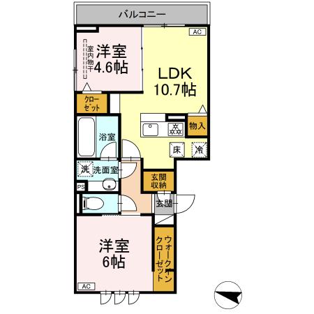 (仮称)D-ROOM長泉町下土狩Ⅱ分譲賃貸PJの間取り