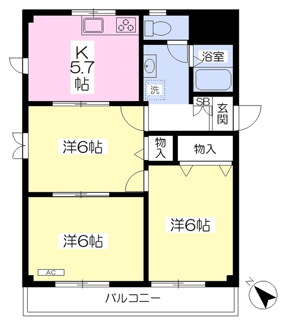 ルーチェ・アベの間取り