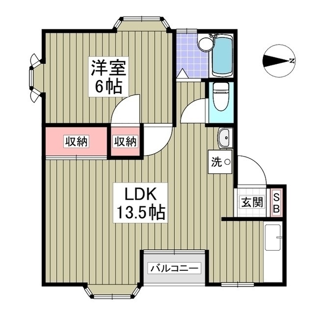 ルビーヒルズCの間取り