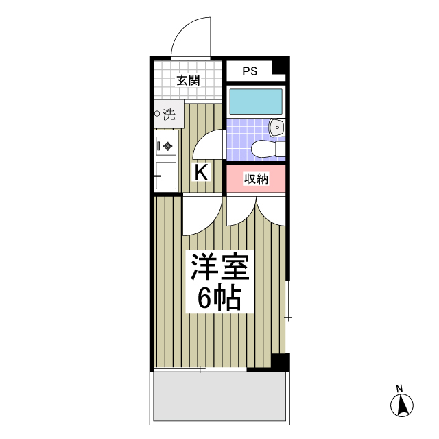 神山ビルの間取り