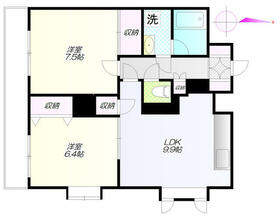 スカイパレス光が丘Aの間取り
