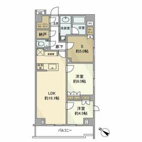 オープンレジデンシア谷中の間取り
