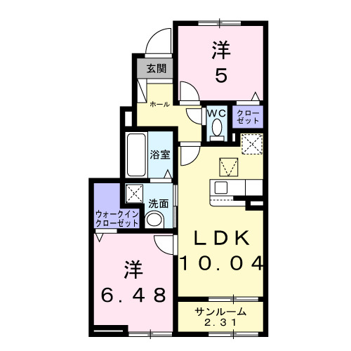 メゾン ド グランデの間取り