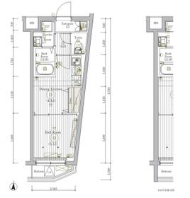 ミライズ下丸子アローの間取り