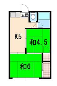武山マンションの間取り