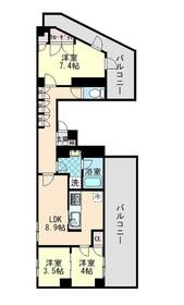 ヴェルデ府中本町ステーションプラザの間取り