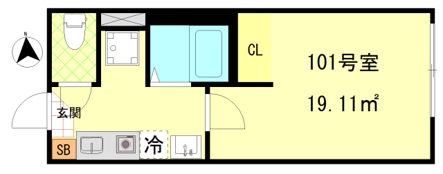 アルマ西小岩の間取り