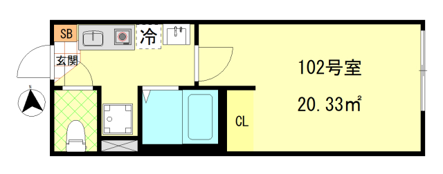 アルマ西小岩の間取り