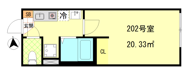 アルマ西小岩の間取り